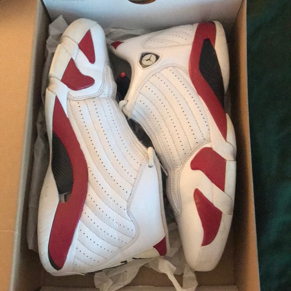 jordan 14 candy cane size 7